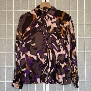 Escada multicolor silk shirt